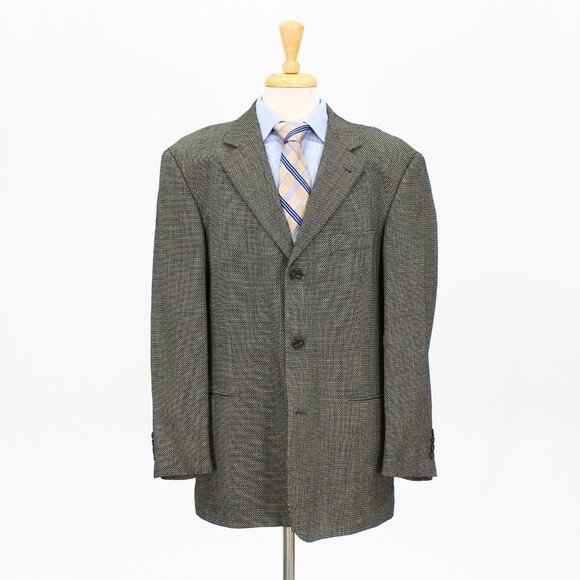Hugo Boss 42R Gray HT 3-Button Sport Coat Blazer Jacket O649 - Picture 1 of 11